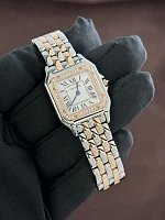 Часы Cartier  Panthere Medium Steel/Rose Gold Diamonds  W3PN0007