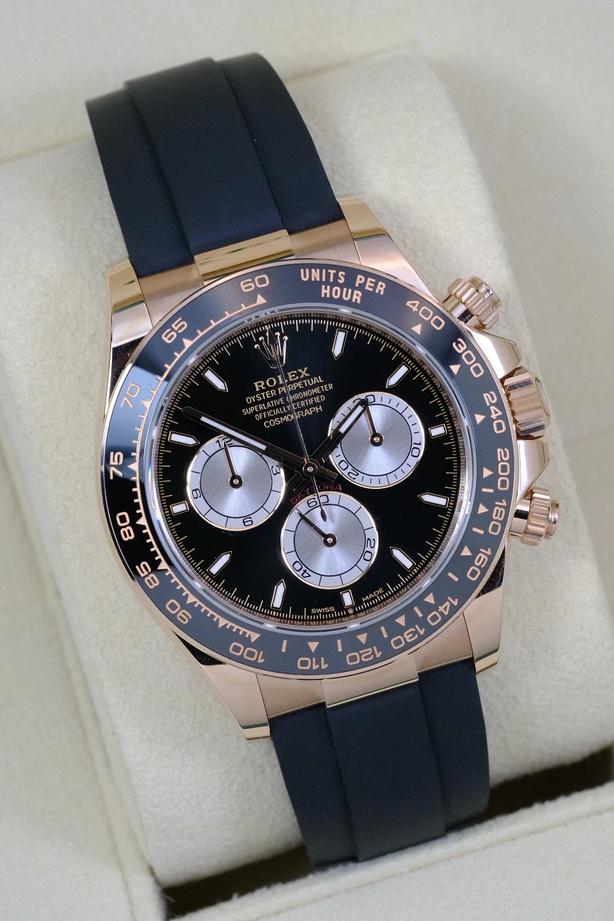 Часы Rolex  Cosmograph Daytona Rose Gold Oysterflex  126515LN