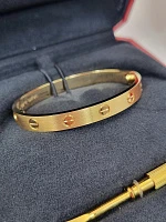 Украшение Cartier  Love Bracelet, Classic Model, Brushed Yg  B6077017 