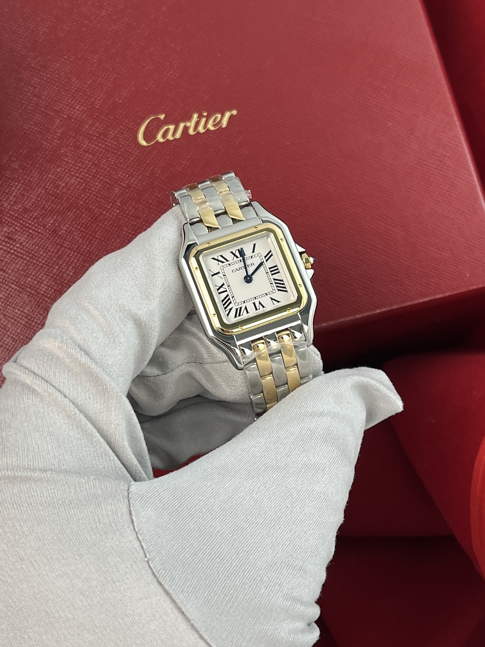 Часы Cartier  Panthere De Cartier Medium Steel And Yellow Gold  W2PN0007