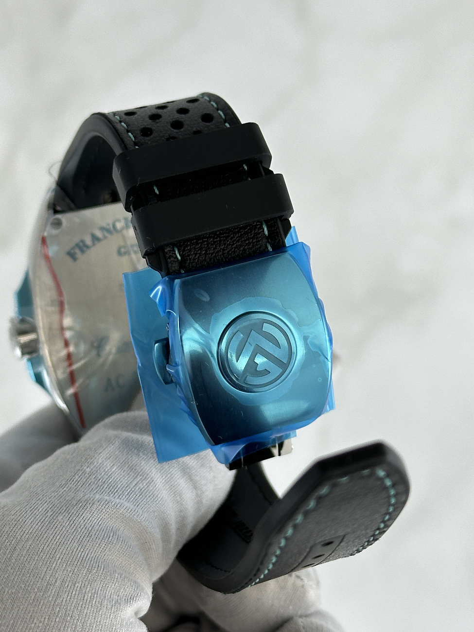 Часы Franck Muller  Vanguard Racing Black And Tiffany  V45SCDTRCGACTU