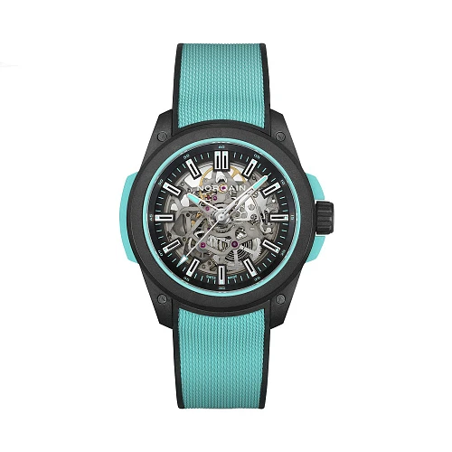 Часы Norqain  Wild One Skeleton 42Mm Turquoise  NNQ3000QBE2AS/B014