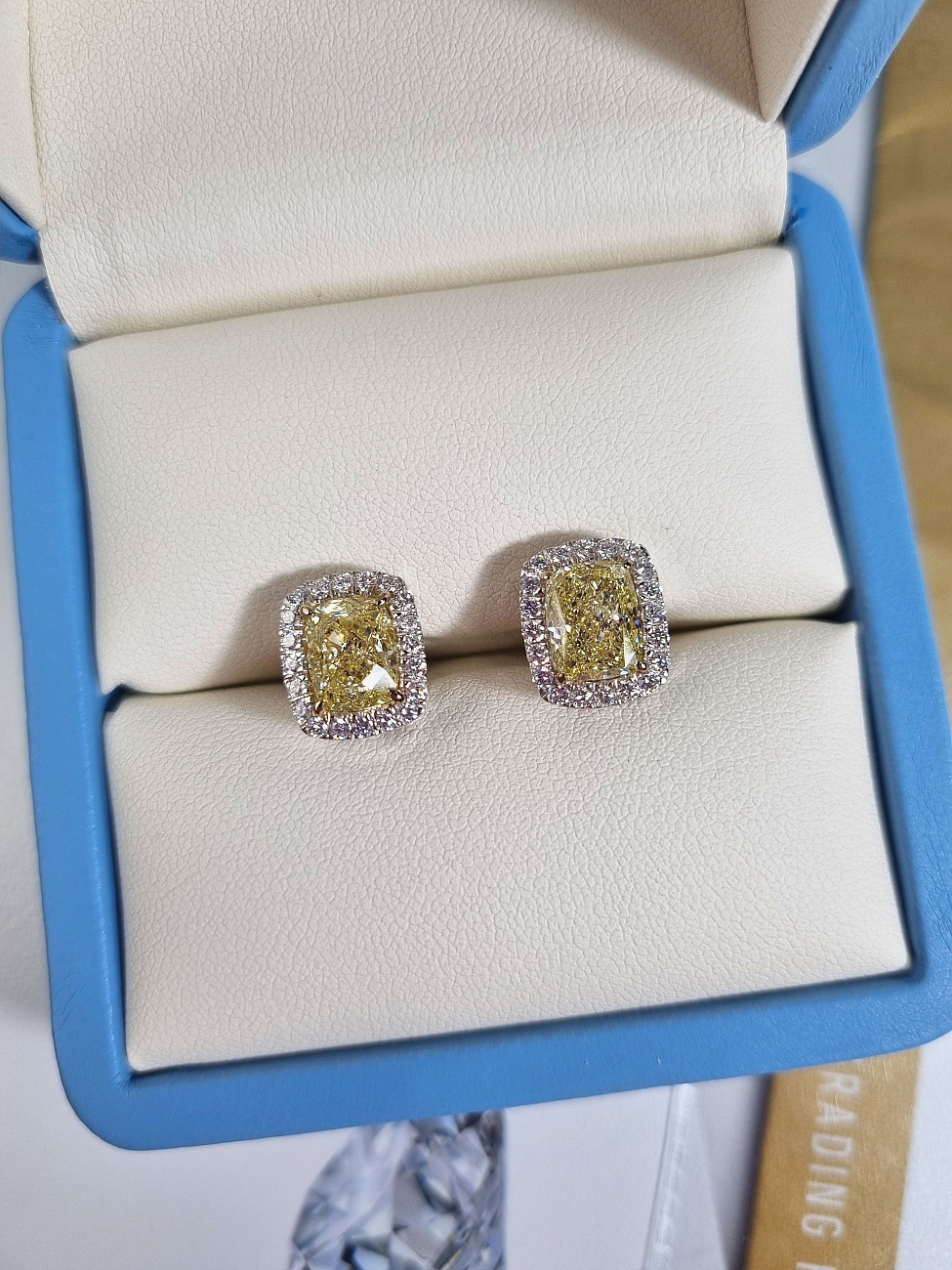 Украшение NO NAME  Серьги 2,01/2,01 Ct. Y To Z   