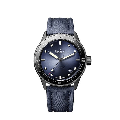 Часы Blancpain  Bathyscaphe FIFTY FATHOMS Ceramic 43.6 mm  5000A 0140 O52A