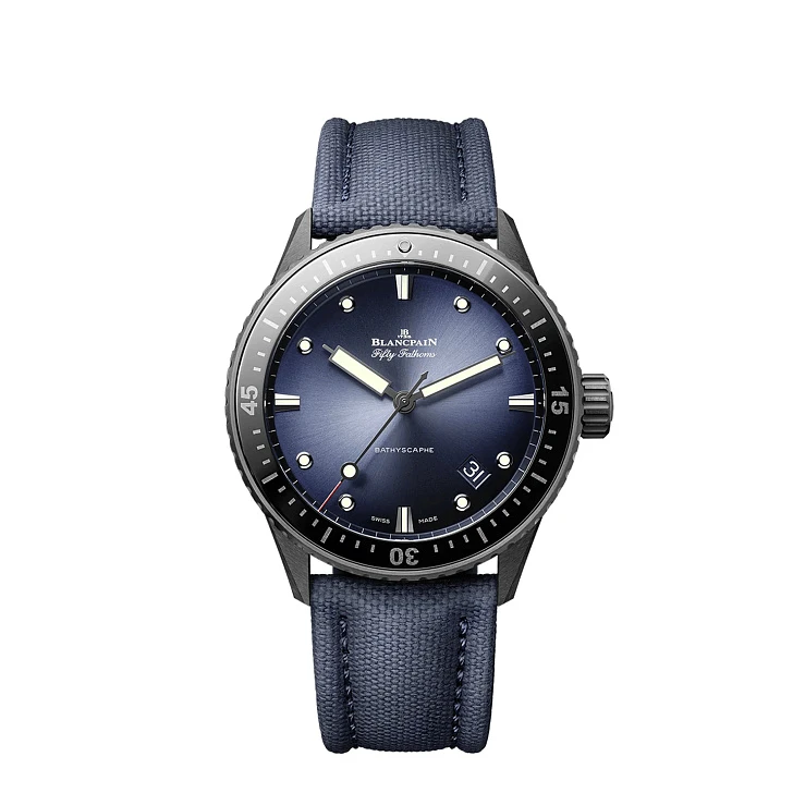 Часы Blancpain  Bathyscaphe FIFTY FATHOMS Ceramic 43.6 mm  5000A 0140 O52A
