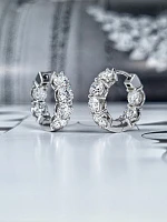 Украшение GIA  Серьги с бриллиантами 3,6 ct. E/VVS1 (3 excellent)   