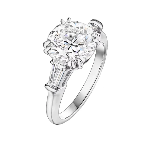 Украшение GIA  Кольцо с бриллиантом 3,01 ct. H/VS2   