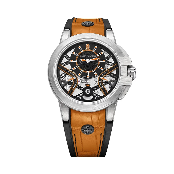 Часы Harry Winston  Zalium Variation Orange  OCEABI42ZZ003