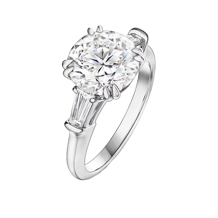 Украшение GIA  Кольцо с бриллиантом 3,01 ct. H/VS2   