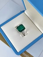 Украшение No Name  Кольцо с изумрудом 9,50 ct.   