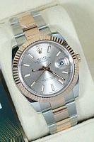 Часы Rolex  Datejust 41Mm Steel Rose Gold Soundust Dial  126331