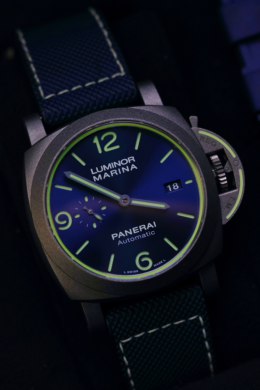 Часы Panerai  Luminor Marina 70 Years Anniversary. Гарантия 70 лет  PAM01117