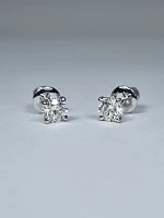 Украшение GIA  Серьги 0,50/0,50 ct. I/VS1 (Round Diamonds)   
