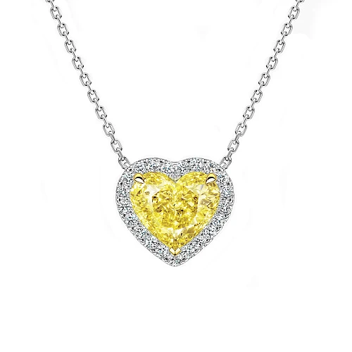 Украшение GIA  Подвеска с бриллиантом 3,01 ct. W to X/Internally Flawless   
