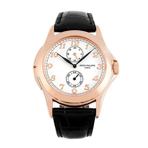 Часы Patek Philippe  Calatrava Travel Time Rose Gold  5134R