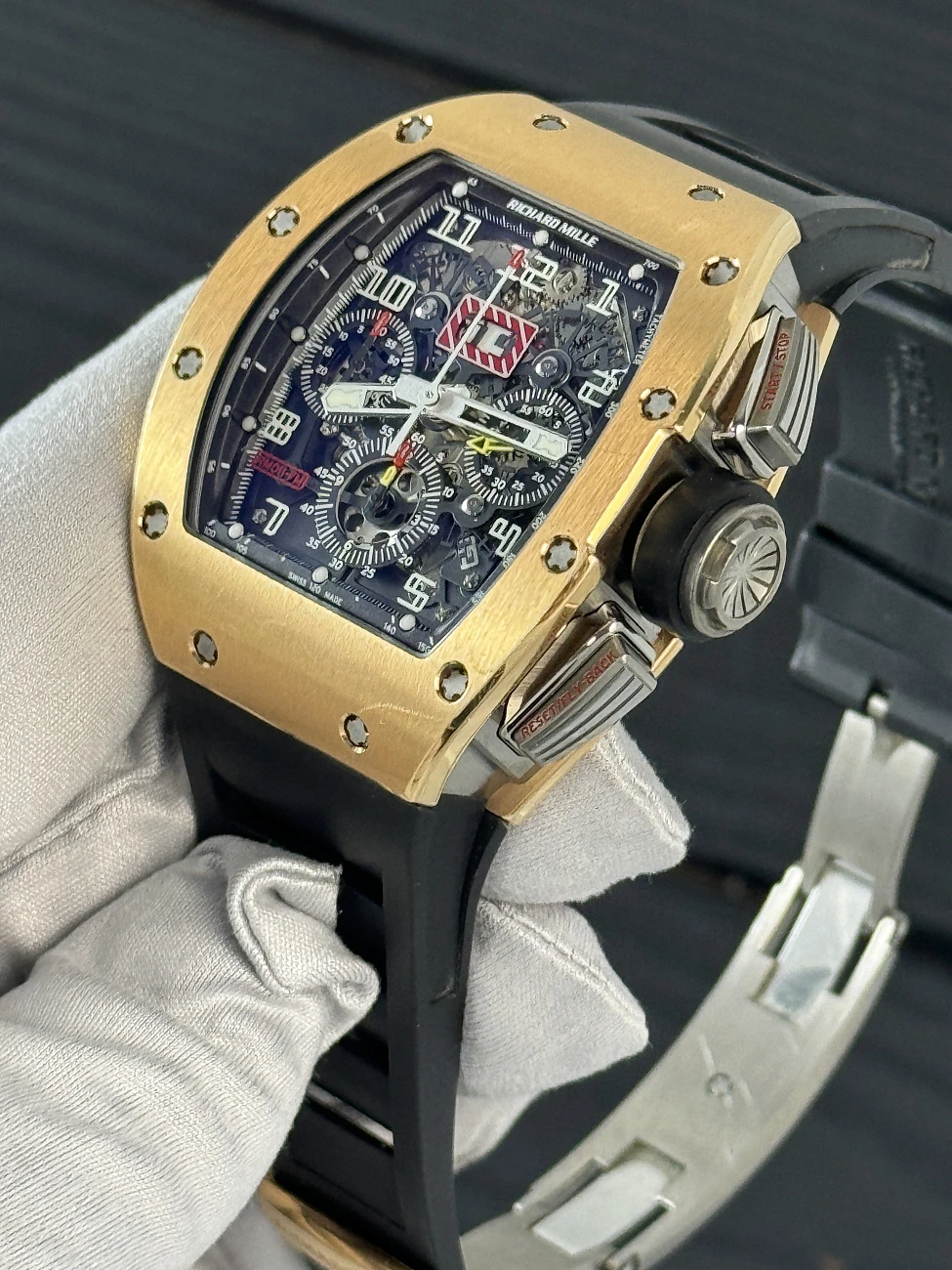 Часы Richard Mille  RM11 Felipe Massa Rose Gold Titanium  RM011 RG Ti