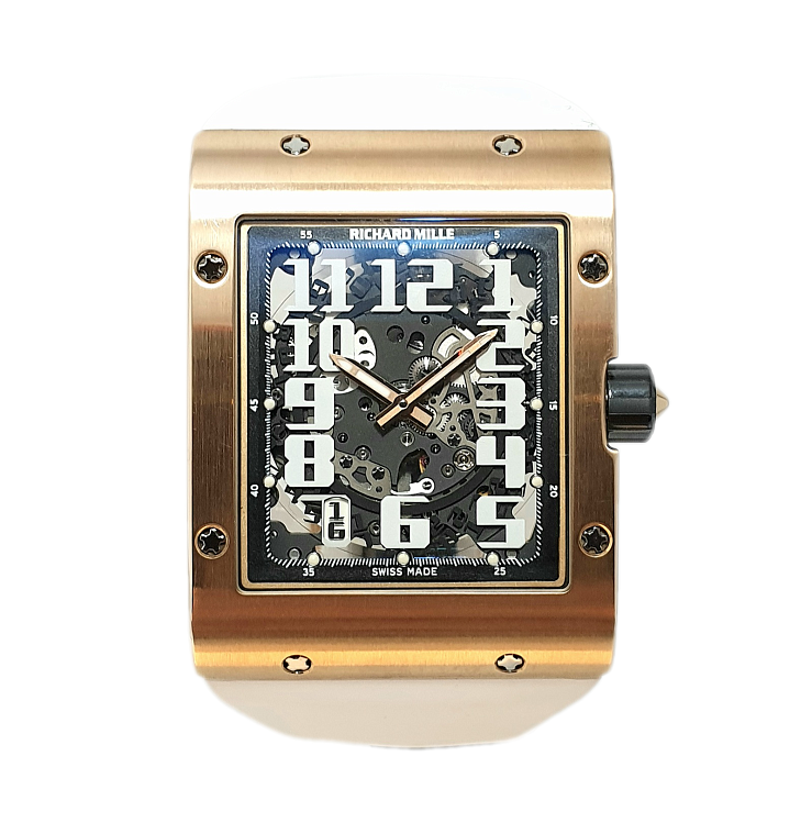 Часы Richard Mille  Extra Flat Rose Gold  RM016 