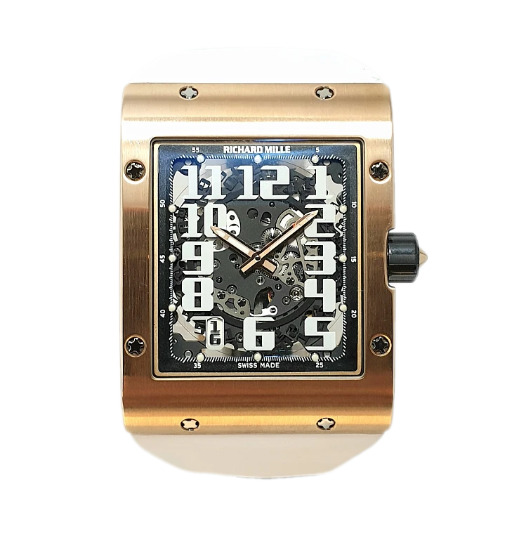 Часы Richard Mille  Extra Flat Rose Gold  RM016 