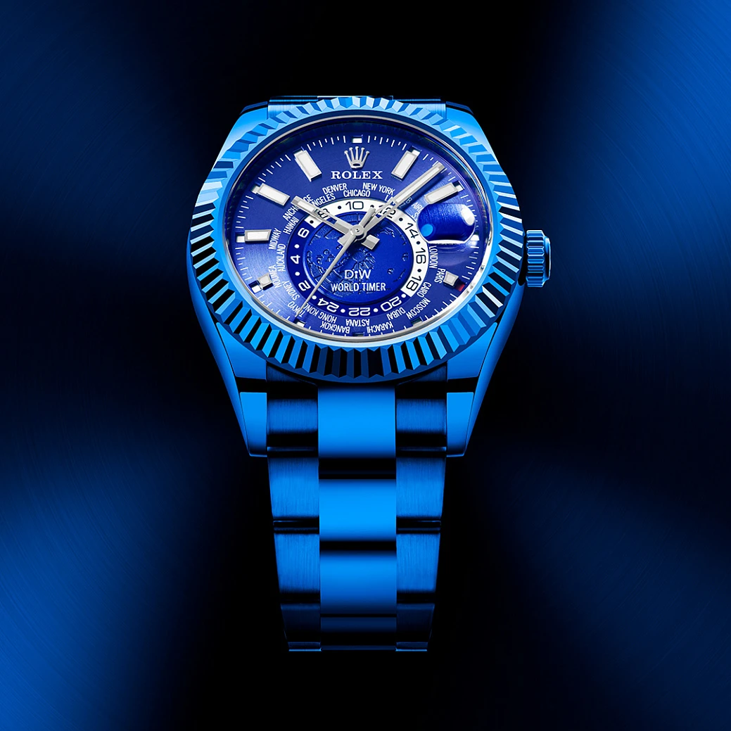 Заказать DiW  Rolex World Timer Blue Dlc  