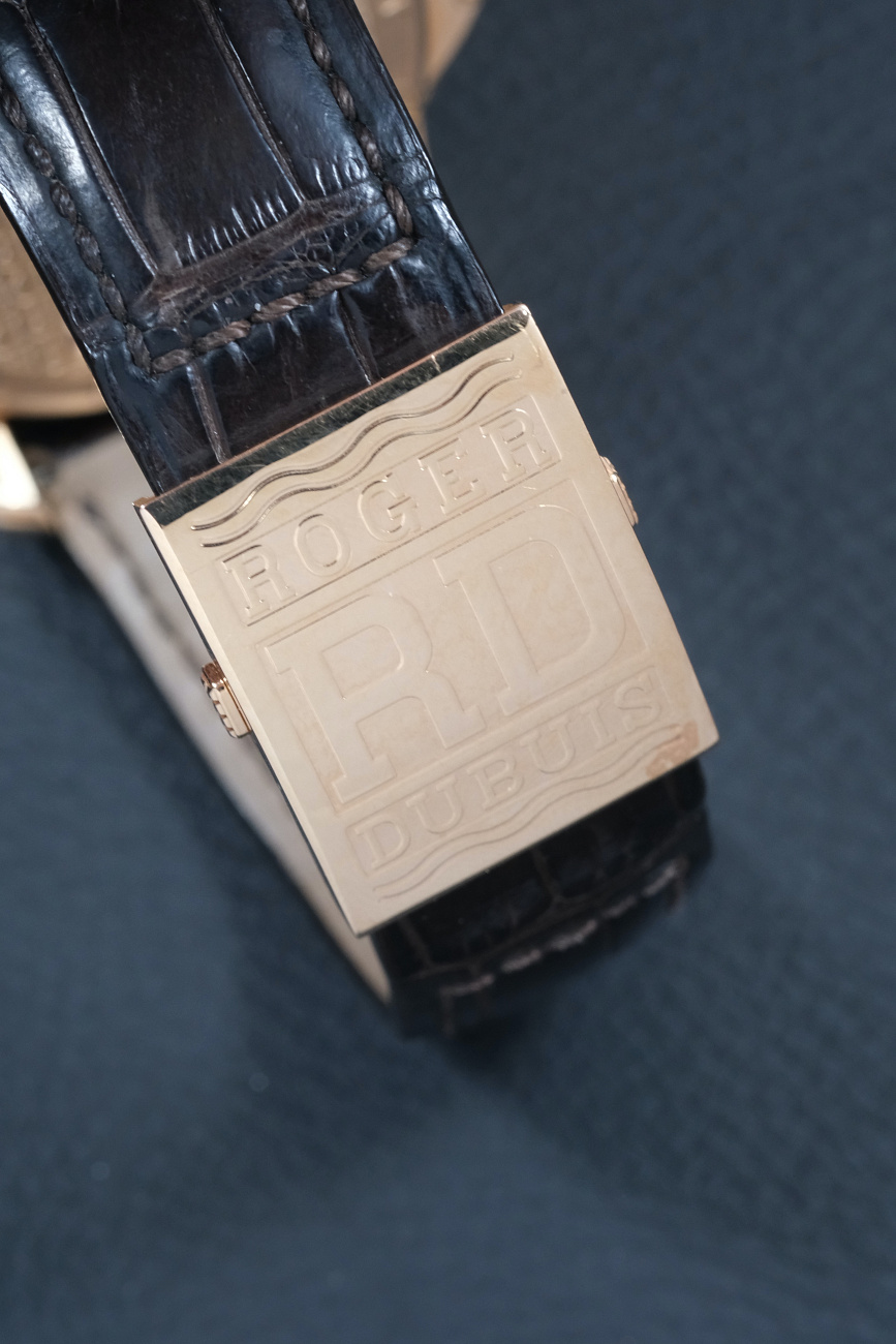 Часы Roger Dubuis  Excalibur Double Tourbillon Rose Gold Mother Of Pearl Dial  EX45 01 5 N1.67A