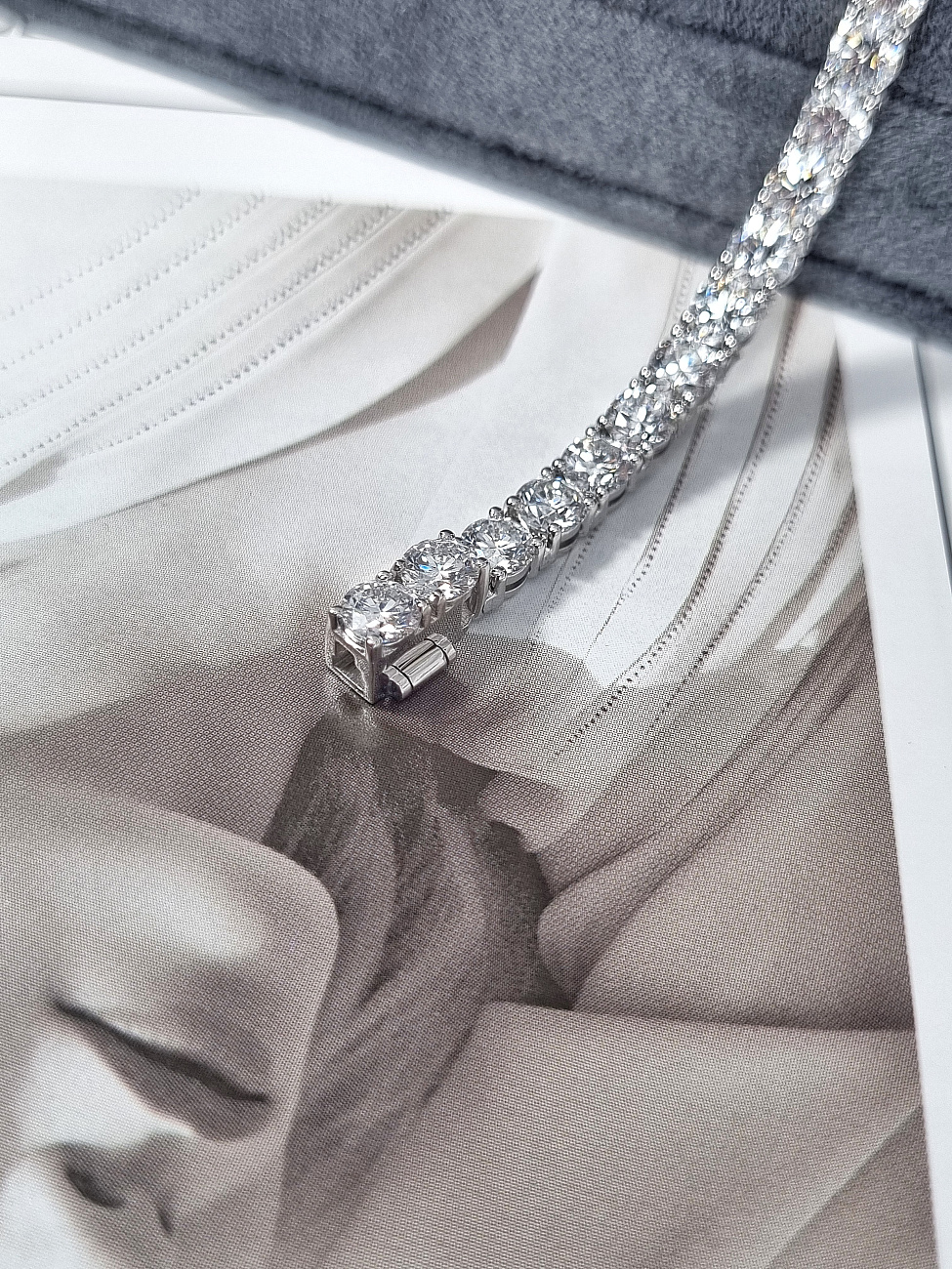 Украшение GIA  Браслет с бриллиантами 11,40 ct. D/VVS1 (3 Excellent, NONE)   