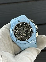 Часы Hublot  Classic Fusion Aerofusion Chronograph Orlinski Sky Blue Ceramic  525.ES.0170.RX.ORL22