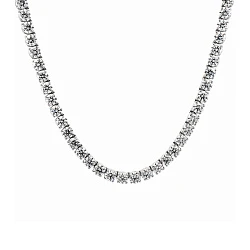 GIA Diamond Tennis Necklace 65,48 сt. G/VS2 (3 Excellent)