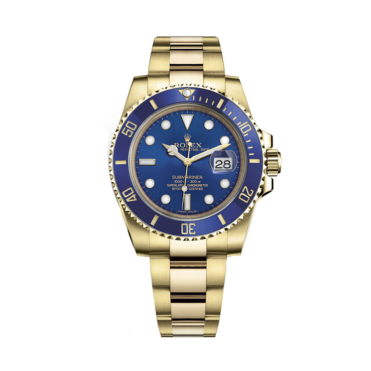 Часы Rolex  Submariner Yellow Gold Blue Discontiniued  116618LB