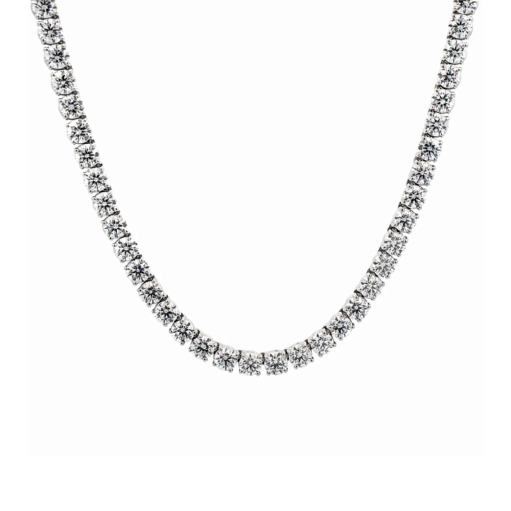 Украшение GIA  Diamond Tennis Necklace 65 сt. G/VS  (3 Excellent)   