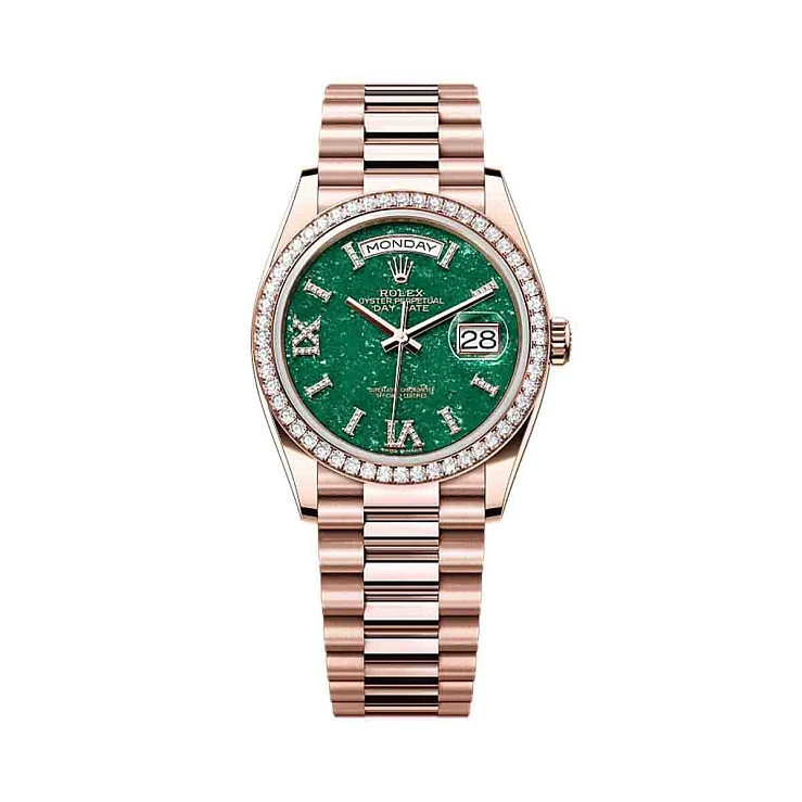 Часы Rolex  Day-Date 36 Mm Rose Gold Aventurine Dial  128345RBR-0068