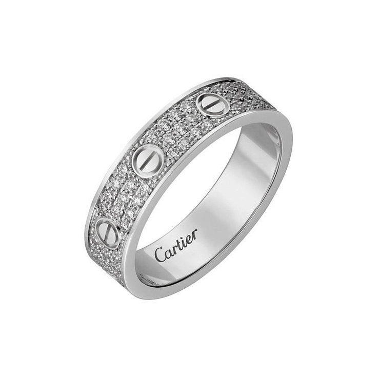 Украшение Cartier  Love Wedding Band, Diamond-Paved  B4083400 