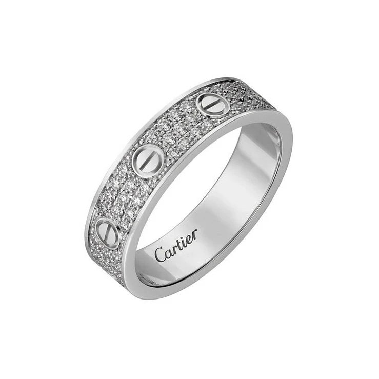 Украшение Cartier  Love Wedding Band, Diamond-Paved  B4083400 