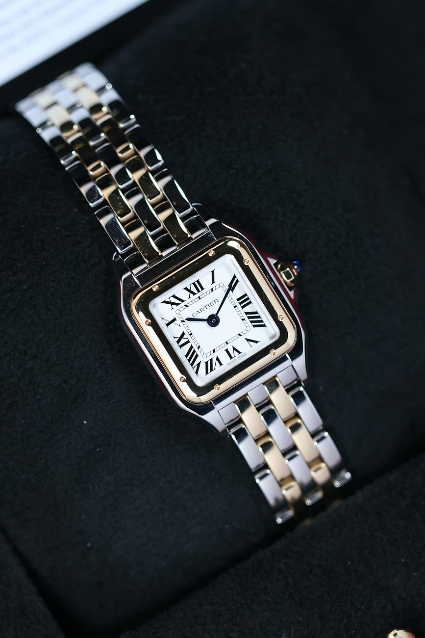 Часы Cartier  Panthere De Cartier Small Steel And Yellow Gold  W2PN0018