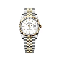 Часы Rolex  Datejust 36Mm Steel &amp; Yellow Gold White Dial  126233