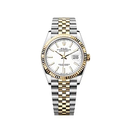 Rolex Datejust 36 mm Steel & Yellow Gold White Dial