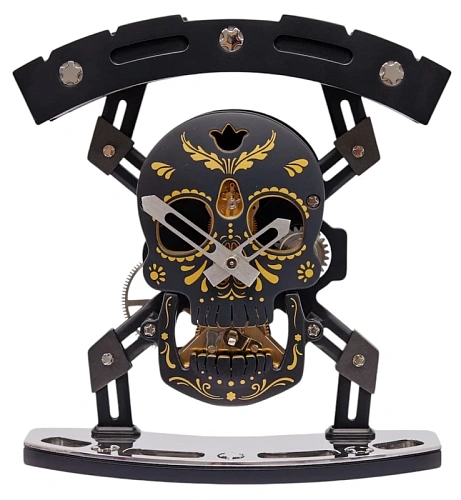 Настоольные часы Costa Design Hard Luxury Art Studio  CATRINA SKULL BLACK  CATRINA SKULL BLACK