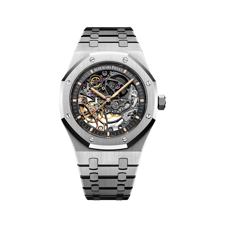 Часы Audemars Piguet  Royal Oak Double Balance Wheel Openworked  15407ST.OO.1220ST.01