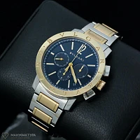 Часы Bvlgari  18K Rose Gold &amp; Steel Chronograph Automatic  BB 41 SPG CH