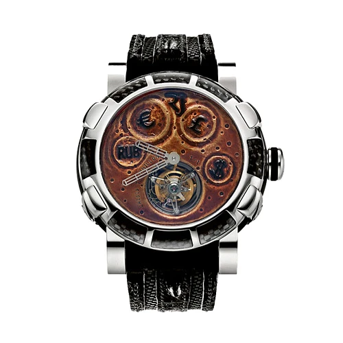 Часы Romain Jerome  Tourbilion Rusted Steel T-Oxy Iii Tourbillon Black Extreme  TO.MO.CRISIS.F1.11BB.00