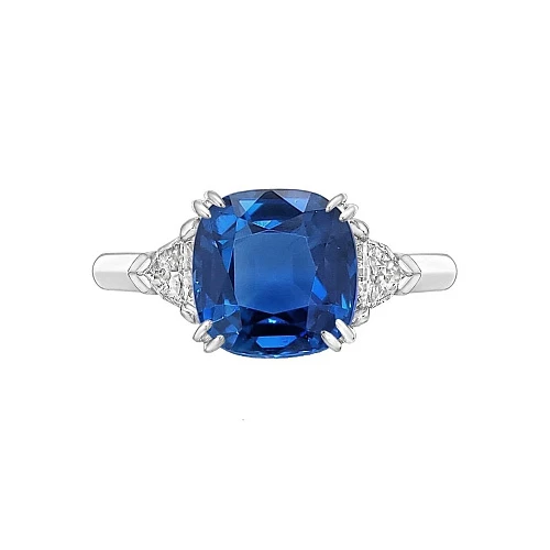 Украшение GRS GemResearch Swisslab  Кольцо с сапфиром 10,63 сt. "Blue"   