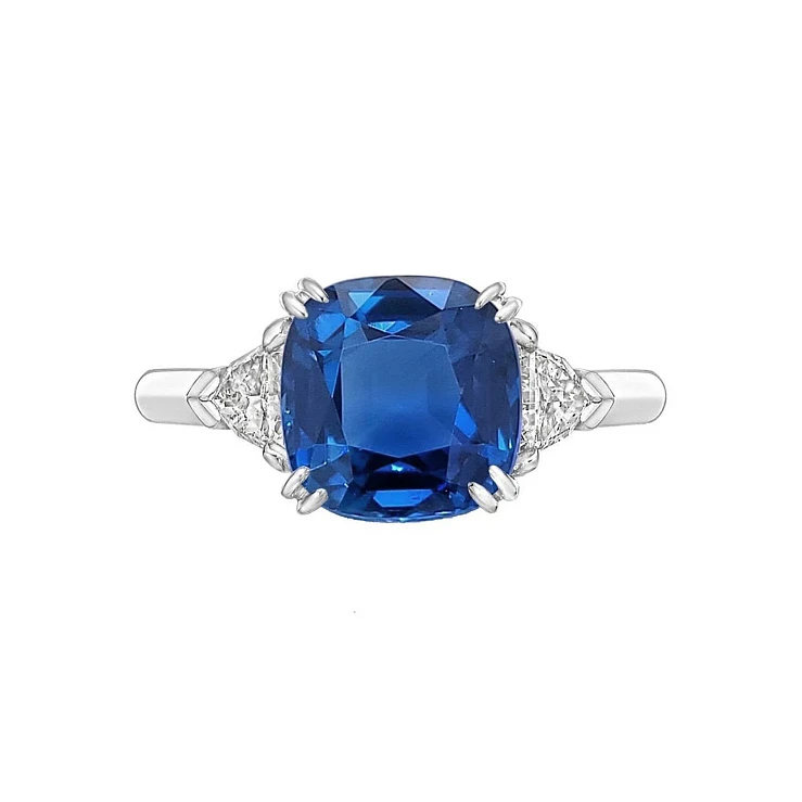 Украшение GRS GemResearch Swisslab  Кольцо с сапфиром 10,63 сt. "Blue"   
