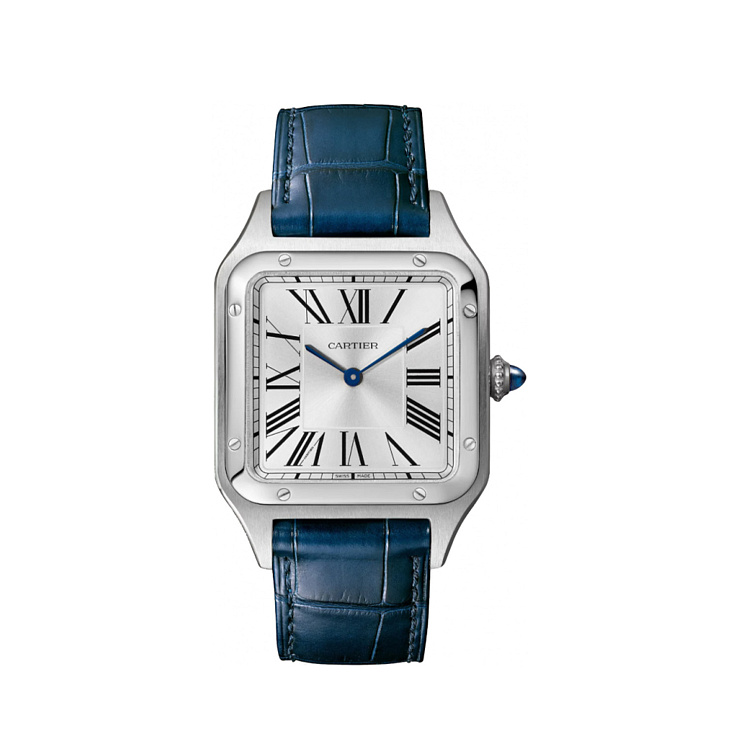 Часы Cartier  SANTOS-DUMONT STEEL QUARTZ Large model  WSSA0085