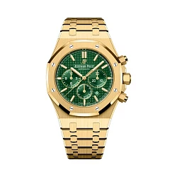 Audemars Piguet Royal Oak Chronograph 41 mm Yellow Gold Green Dial