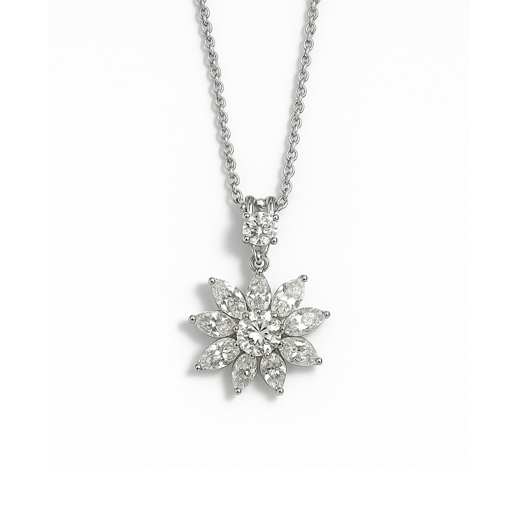 Украшение No Name  Подвеска с бриллиантами 3,65 ct.   