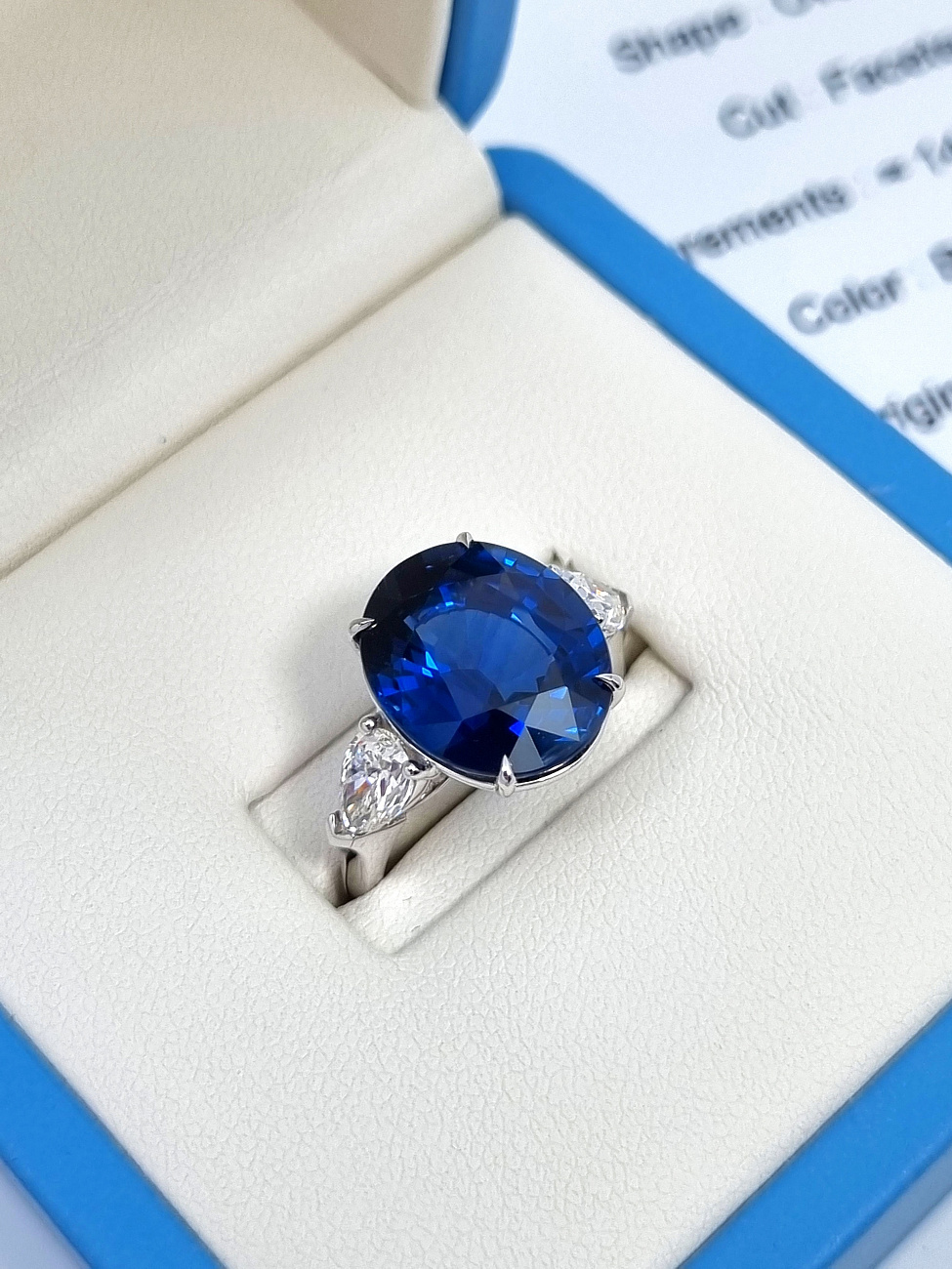 Украшение NO NAME  Кольцо С Сапфиром 9,15 Ct.   