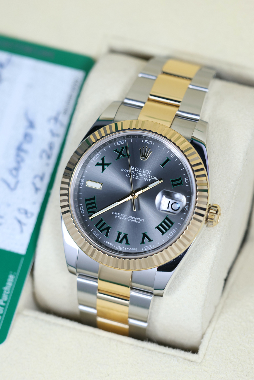 Часы Rolex  Oyster Perpetual Datejust Ii Wimbledon  126333-0019