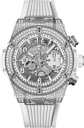 Hublot Big Bang Unico Titanium White Pave