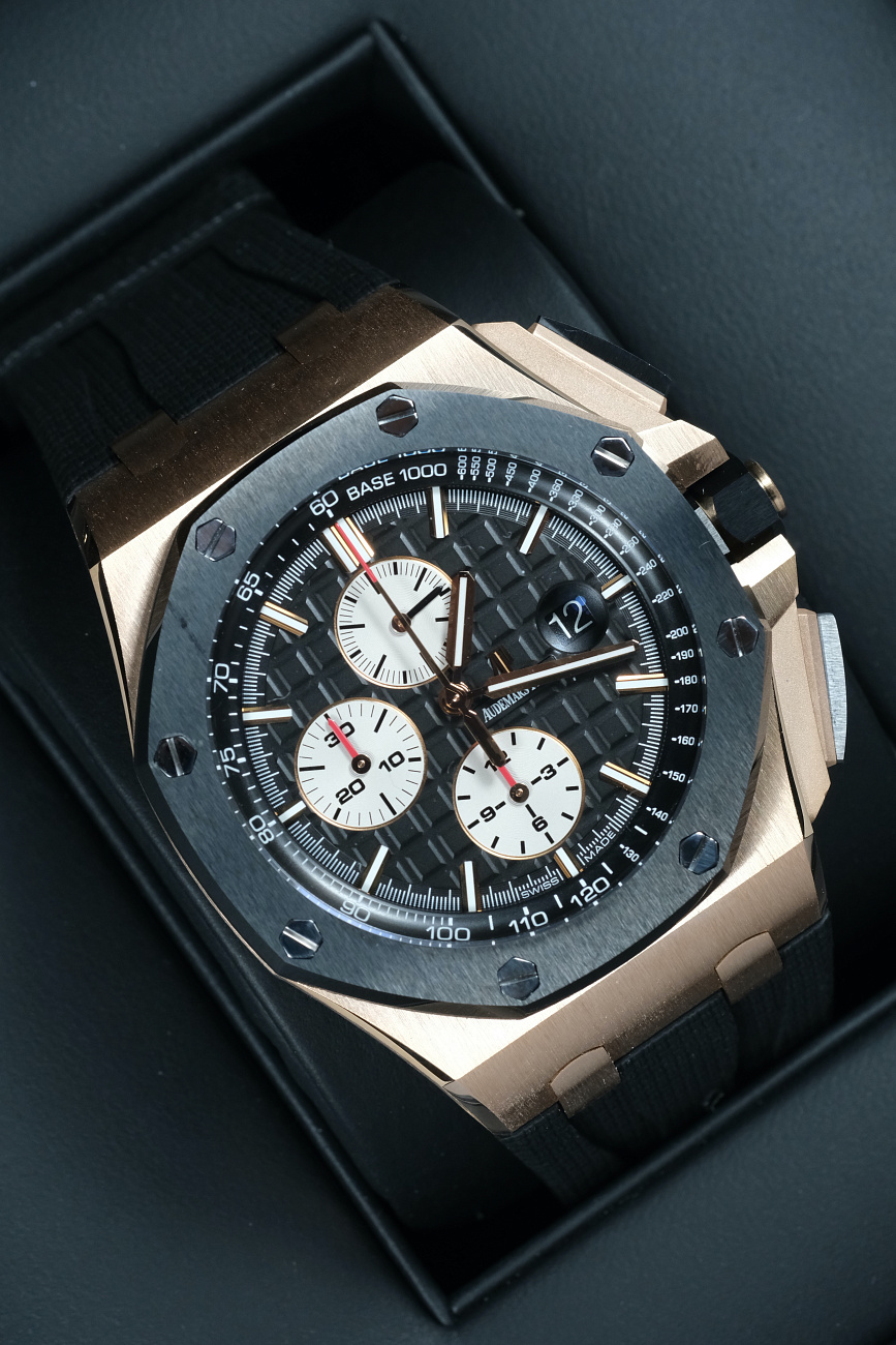 Часы Audemars Piguet  Royal Oak Offshore Chronograph Rose Gold 44mm  26401RO.OO.A002CA.01