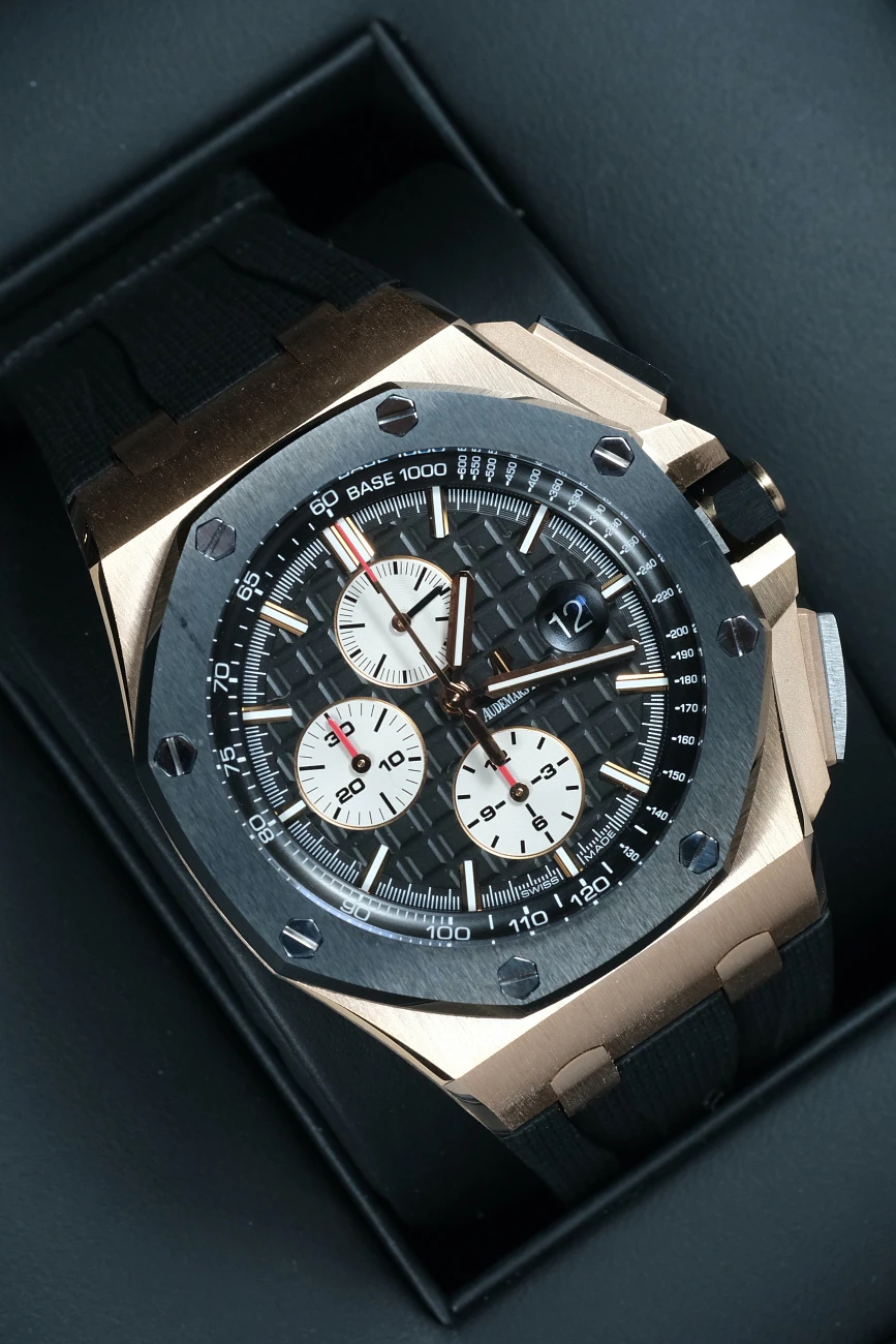 Часы Audemars Piguet  Royal Oak Offshore Chronograph Rose Gold 44mm  26401RO.OO.A002CA.01