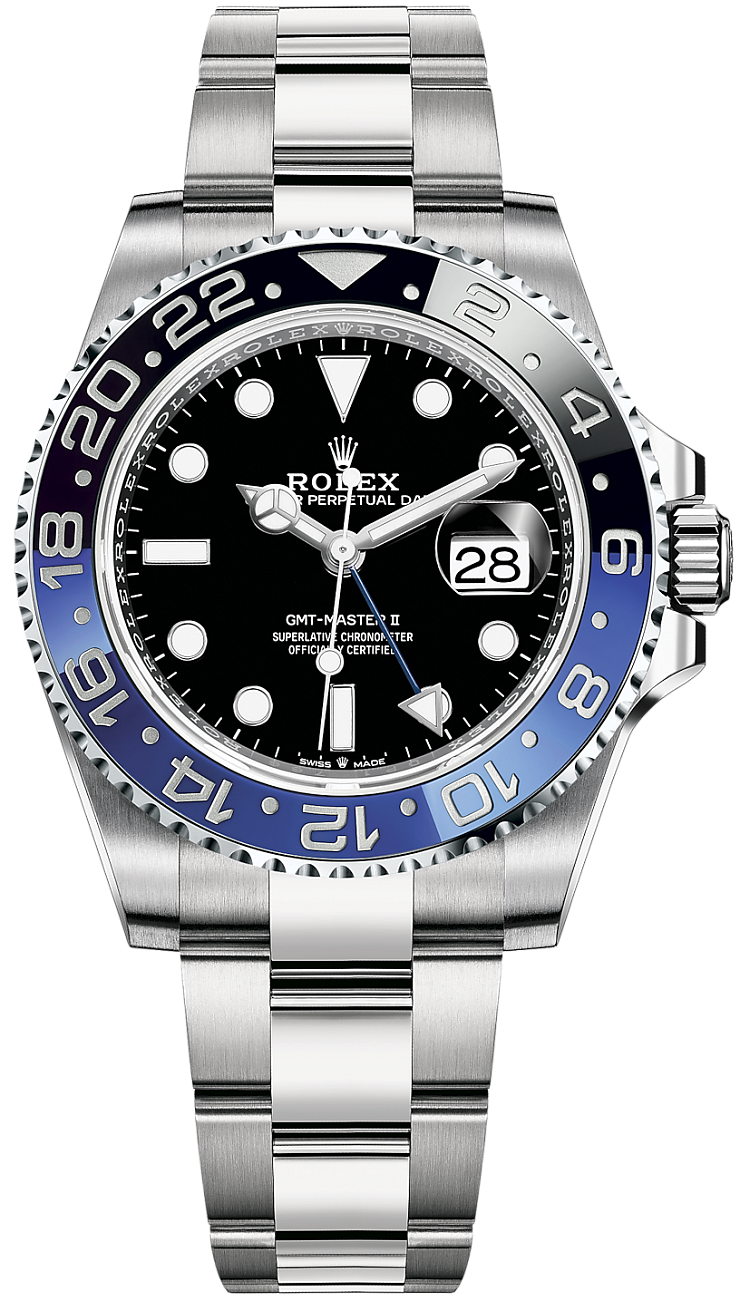 Часы Rolex  Gmt-Master Ii Batman Oyster Bracelet  126710 BLNR